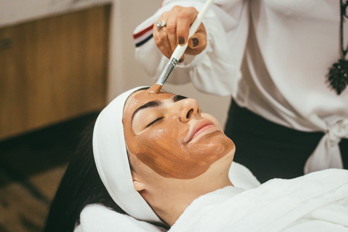 A relaxing facial treatment, carefully applied by a beauty professional